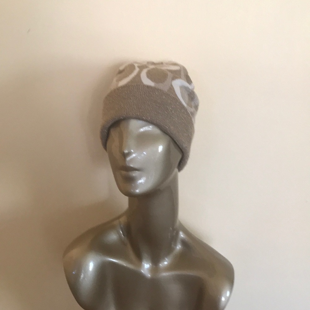 Gold Coach knit hat